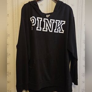 PINK Victoria's Secret Black V-Neck Sweater